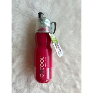 O2COOL‎ Mist n Sip Water Bottle Pink BPA Free Spray Cool Hydration 20 oz